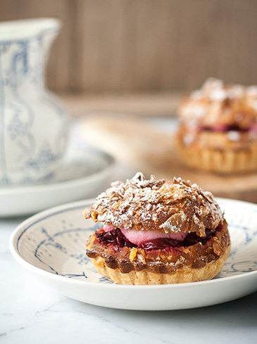 Tarte maison met krieken